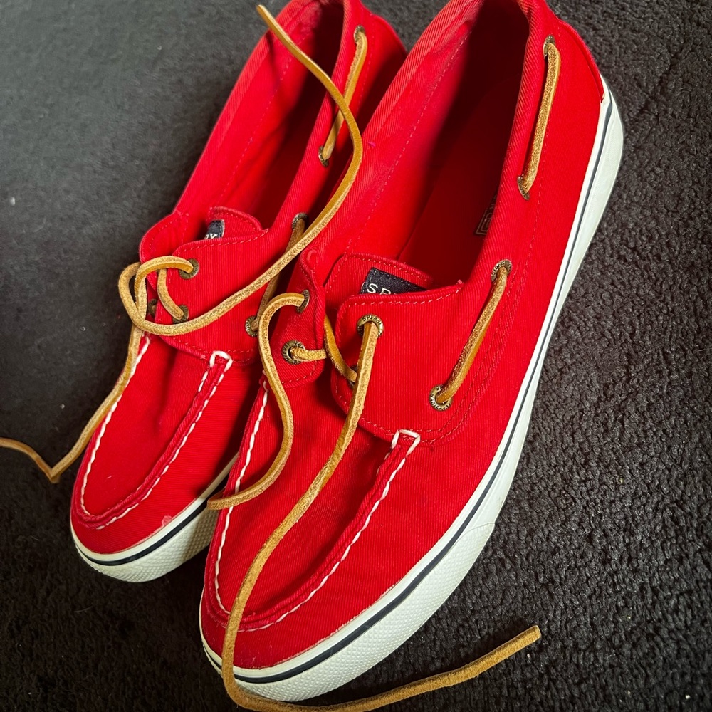 Woman’s Sperry Sz 9 Red ❤️ Top-Sider shoes
